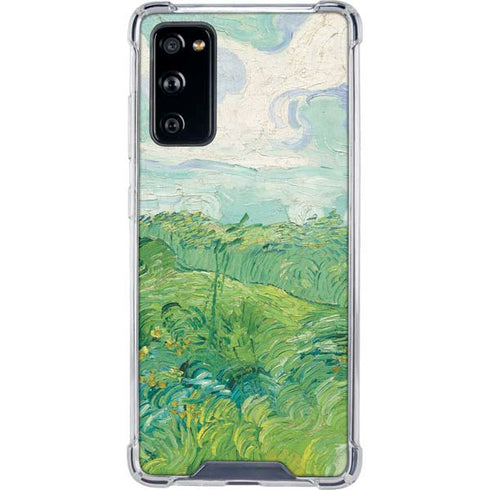 Vincent Van Gogh Green Wheat Fields Galaxy S20 FE Clear Case